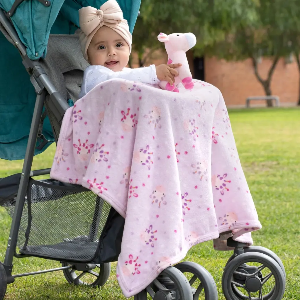 [88723] COBERTOR BABY LIGERO JIRAFITA