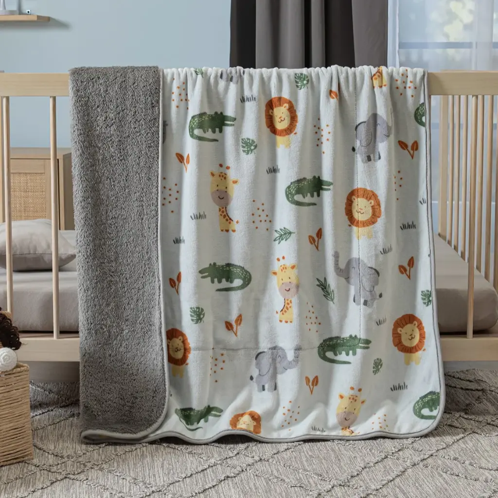 [88718] COBERTOR BABY SIBERIA SAFARI