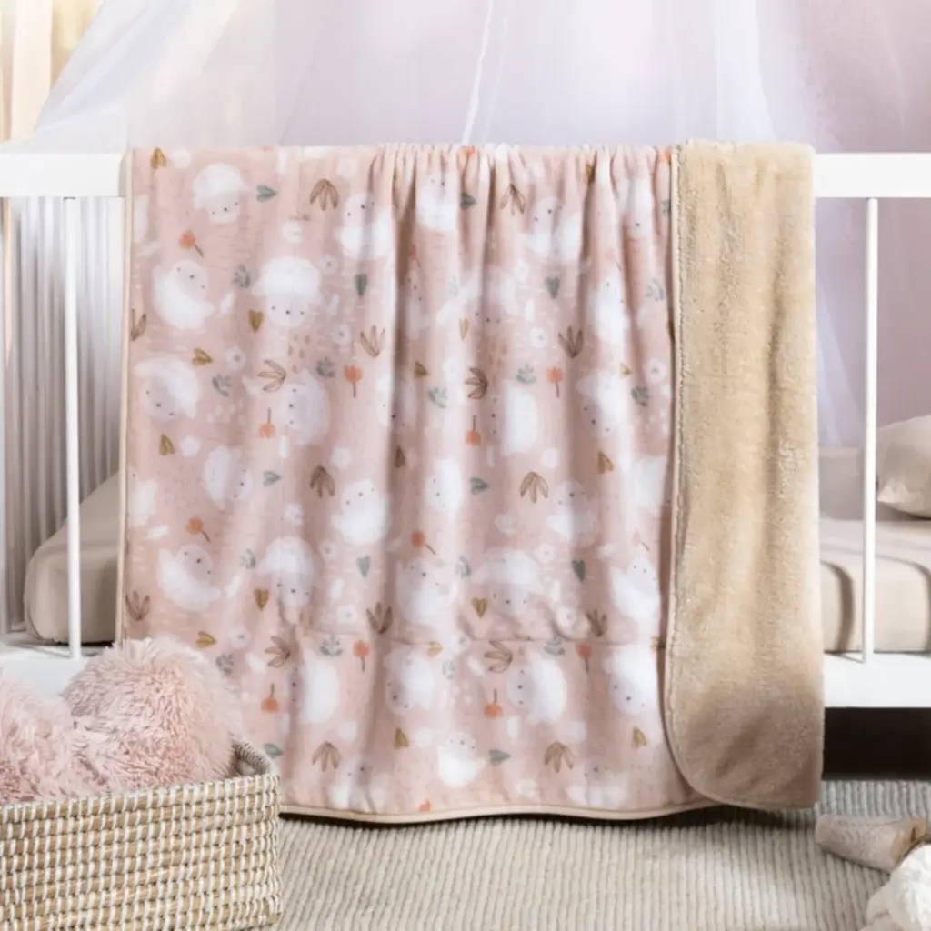 [89522] COBERTOR BABY SIBERIA SHEEP