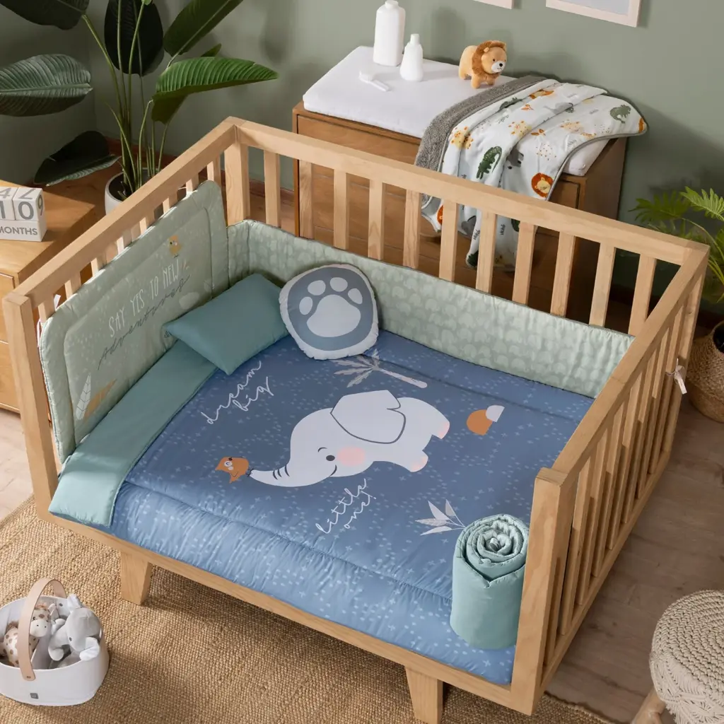 [89600] JUEGO DE CUNA BABY SAFARI